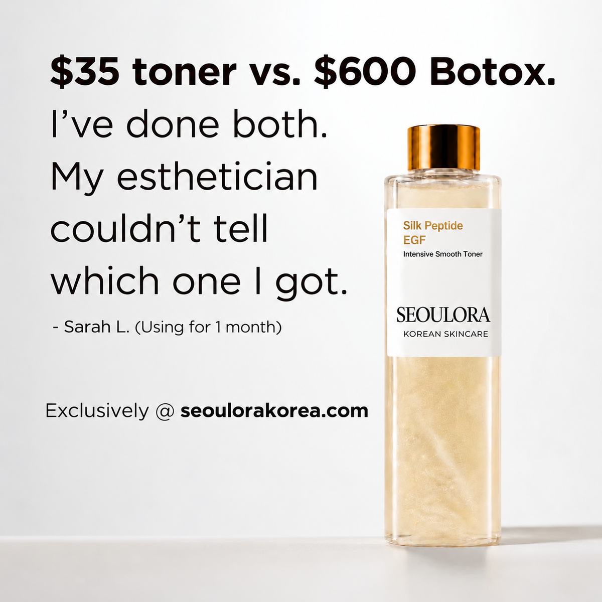 Silk Peptide EGF Toner